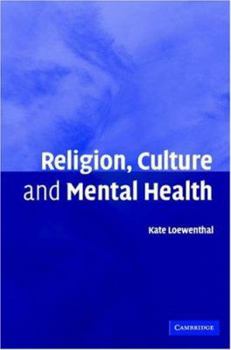 Hardcover Religion, Culture and Mental Health Book