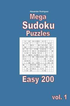 Paperback Mega Sudoku Puzzles - Easy 200 vol. 1 Book