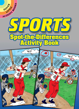 Paperback Sports Spot-The-Differences Activity Book