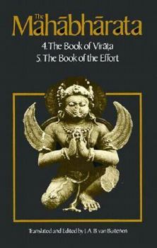 Hardcover The Mahabharata: Book 4: Book of Virata, Book 5: Book of the Effort. Book
