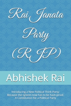 Paperback Rai Janata Party (RJP): प्रस्तुत है एक न्यू प Book