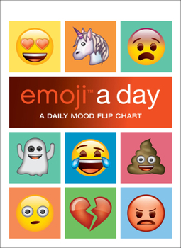 Hardcover Emoji a Day: A Daily Mood Flip Chart Book