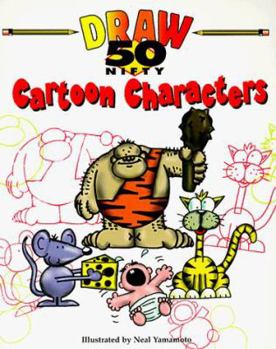 Paperback Draw 50 Nifty Cartoon Characters Book