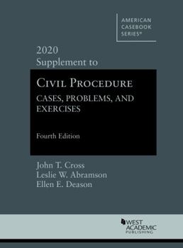 Paperback Civil Procedure: Cases, Problems and Exercises, 4th, 2020 Supplement (American Casebook Series) Book