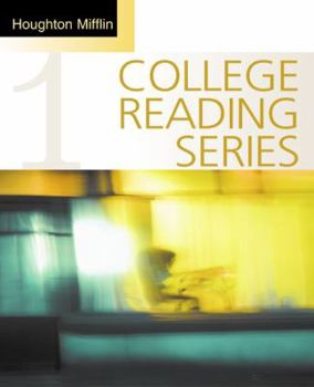 Paperback Houghton Mifflin College Reading Series, Book 1 Book