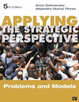 Paperback Applying the Strategic Perspective: Problems and Models, Workbook Book