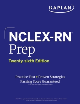 Paperback Nclex-RN Prep, Twenty-Sixth Edition (2025): Includes 1 Full Length Practice Test + Proven Strategies Book