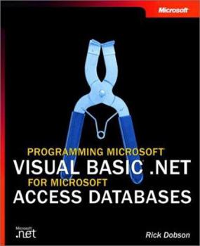 Paperback Programming Microsoft Visual Basic .Net for Microsoft Access Databases Book