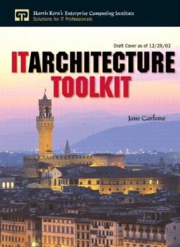 Hardcover It Architecture Toolkit Book