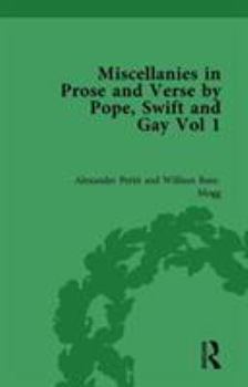 Hardcover Miscellanies in Prose and Verse by Pope, Swift and Gay Vol 1 Book
