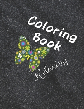 Paperback Butterflies Relaxing: Coloring Book