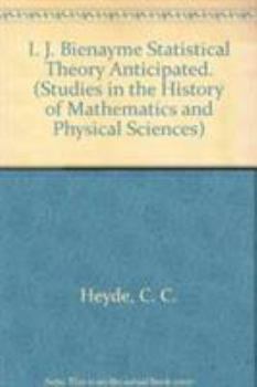 Paperback I. J. Bienayme Statistical Theory Anticipated. Book