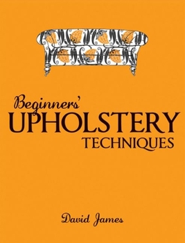 Paperback Beginners' Upholstery Techniques Book