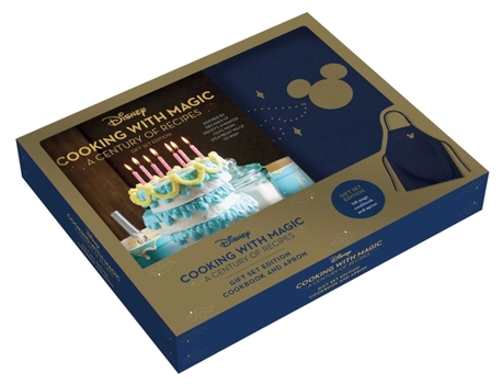 Hardcover Disney: Cooking with Magic: A Century of Recipes Gift Set: Inspired by Decades of Disney's Animated Films from Steamboat Willie to Wish Plus Exclusive Book