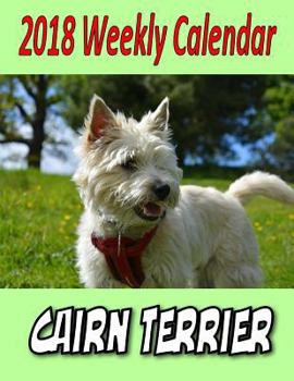 Paperback 2018 Weekly Calendar Cairn Terrier Book