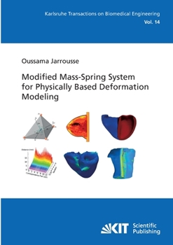 Paperback Modified mass-spring system for physically based deformation modeling Book