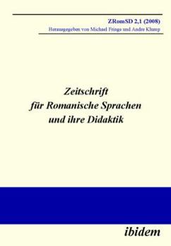Paperback Zeitschrift für Romanische Sprachen und ihre Didaktik. Heft 2.1 [German] Book