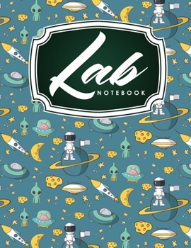 Paperback Lab Notebook: Lab Journal Log Book with Graph Paper / Grid Paper for Student, Research, College, Hypotheses, Experiments and Initial Book