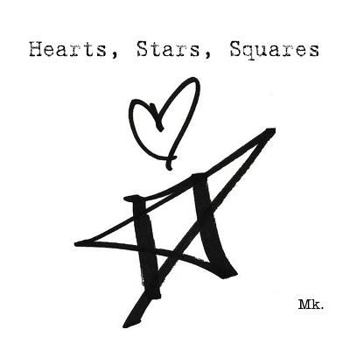 Paperback Hearts, Stars, Squares Book