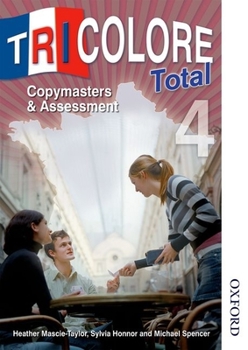 Spiral-bound Tricolore Total 4 Copymasters and Assessment Book