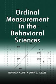 Paperback Ordinal Measurement in the Behavioral Sciences Book