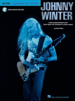 Paperback Johnny Winter - Guitar Signature Licks Book/Online Audio Book