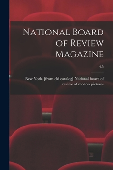 Paperback National Board of Review Magazine; 4,5 Book