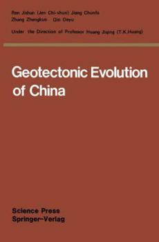 Hardcover Geotectonic Evolution of China Book