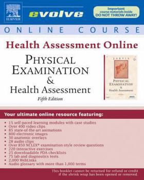 Paperback Health Assessment Online for Physical Examination & Health Assessment [With Access Code] Book