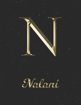 Nalani: 1 Year Daily Planner (12 Months) | Yellow Gold Effect Letter N Initial First Name | 2020 - 2021 | 365 Pages for Planning | January 20 - ... | Plan Each Day, Set Goals & Get Stuff Done