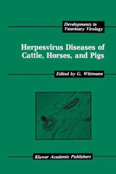 Hardcover Herpesvirus Diseases of Cattle, Horses, and Pigs Book