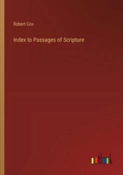 Paperback Index to Passages of Scripture Book