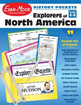 Paperback History Pockets: Explorers of North America, Grade 4 - 6 Teacher Resource Book