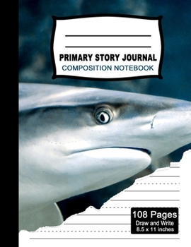 Primary Story Journal Composition Notebook: Beautiful Handwriting Write and Draw Journal for Preschool, Kindergarten, 1st & 2nd grades kids, Cute ... picture space and dashed Mid line Grades.