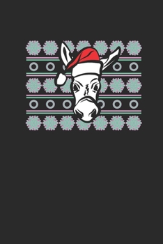 Ugly Christmas Donkey: Blank Lined Notebook (6" x 9" - 120 pages) ~ Christmas Themed Notebook for Daily Journal, Diary, and Gift