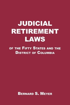 Paperback Judicial Retirement Laws of the 50 States and the District of Columbia Book