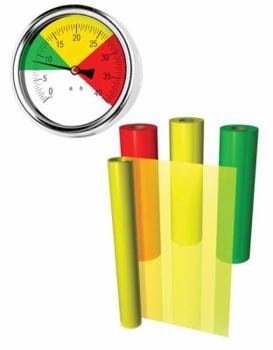 Loose Leaf Transparent Warning Film: Yellow Book