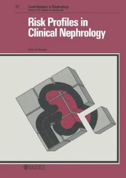 Hardcover Risk Profiles in Clinical Nephrology (Contributions to Nephrology) Book