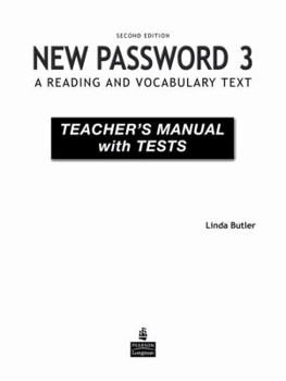 Paperback New Password 3 Teacher's Manual Book