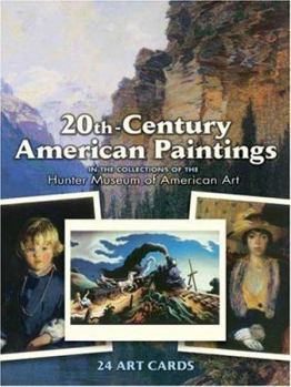 Paperback 20th-Century American Paintings: 24 Art Cards Book