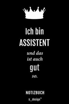 Paperback Notizbuch f?r Assistenten / Assistent: Originelle Geschenk-Idee [120 Seiten kariertes blanko Papier] [German] Book