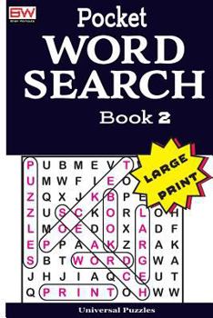 Paperback Pocket WORD SEARCH Puzzles Book