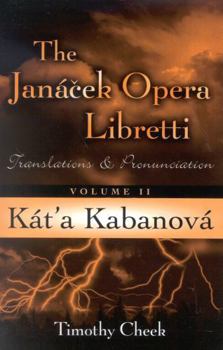 Paperback Kat'a Kabanova: Translations and Pronunciation Book