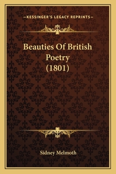 Paperback Beauties Of British Poetry (1801) Book