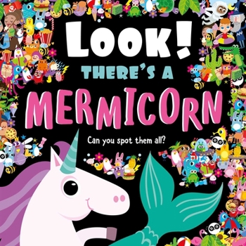 Hardcover Look! There's a Mermicorn: Look and Find Book
