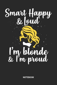 Notebook: Natural Blonde Hair Themed Notebook (6x9 inches) with Blank Pages ideal as a ash- or platinum-blonde hair colour Journal. Perfect as a ... and Girls. Great gift for Kids and Women.