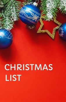 Christmas List: Christmas Notebook With Checklist Boxes And Lines (5.5" x 8.5")(No.5)