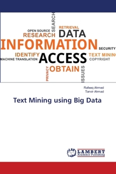 Paperback Text Mining using Big Data Book
