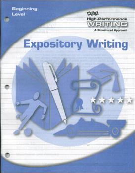 Spiral-bound High-Performance Writing Beginning Level, Expository Writing Book