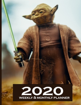 Paperback 2020 weekly & monthly planner baby yoda: Star Wars The Child Baby Yoda The Mandalorian Book
